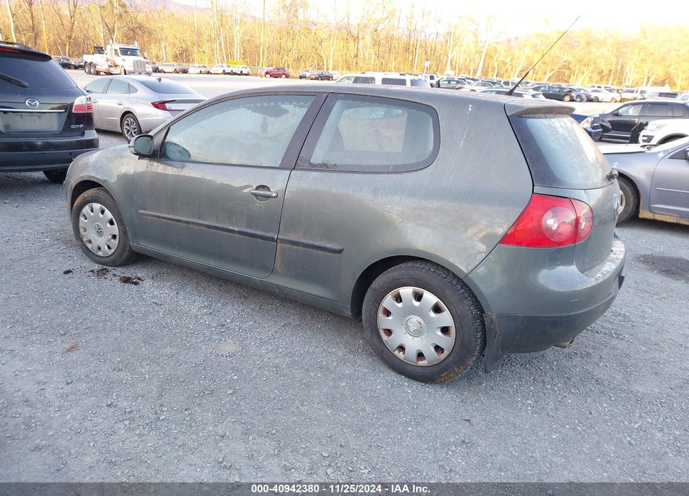 2007 VOLKSWAGEN RABBIT 2-DOOR VIN: WVWBR71K17W142744