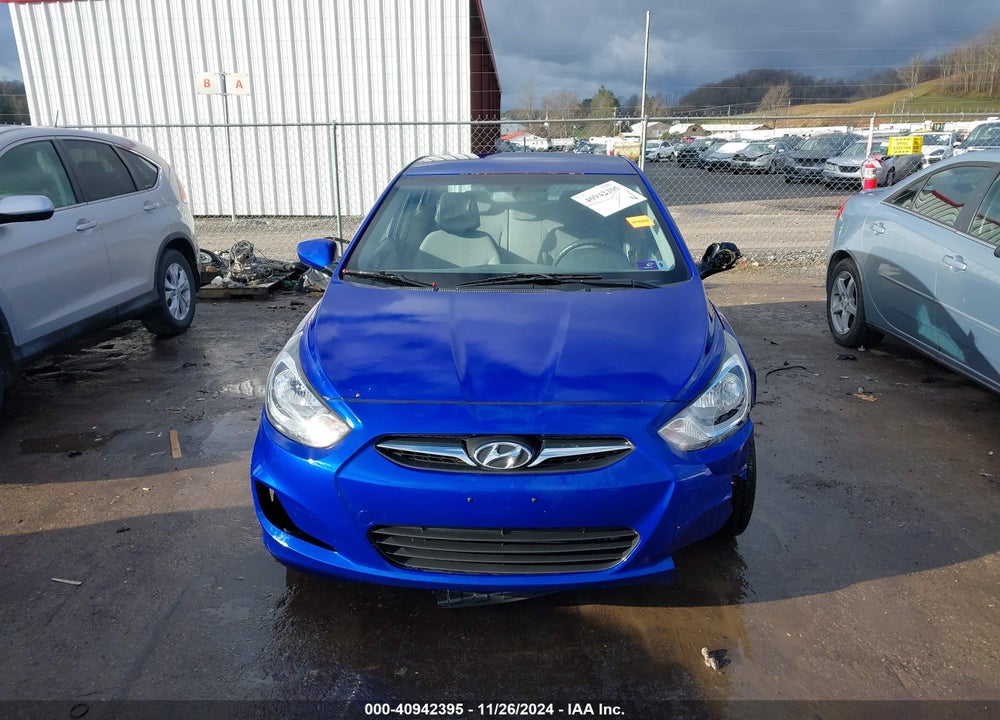 2013 HYUNDAI ACCENT GLS VIN: KMHCU4AE5DU418552