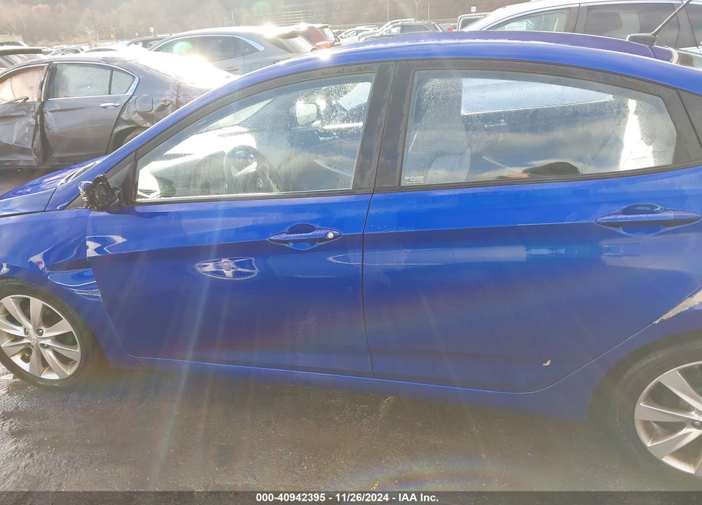 2013 HYUNDAI ACCENT GLS VIN: KMHCU4AE5DU418552
