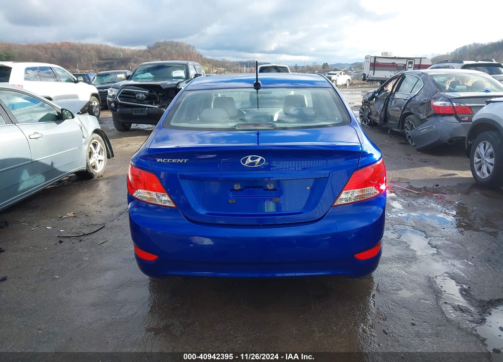 2013 HYUNDAI ACCENT GLS VIN: KMHCU4AE5DU418552