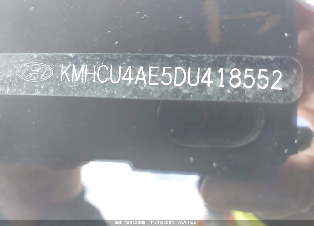 2013 HYUNDAI ACCENT GLS VIN: KMHCU4AE5DU418552