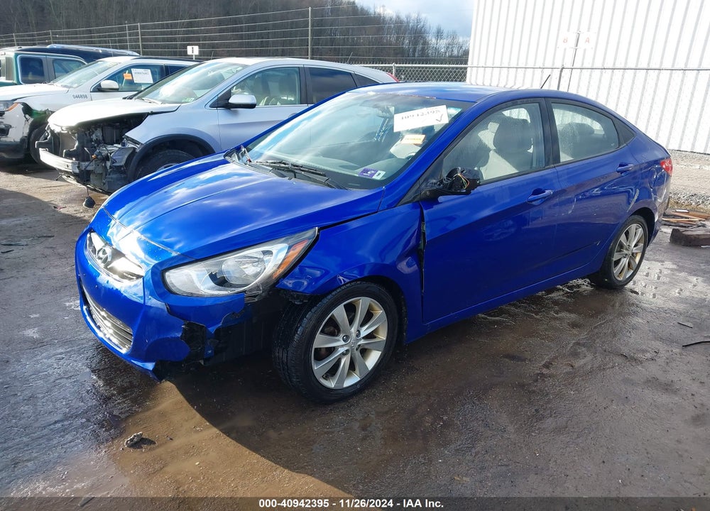 2013 HYUNDAI ACCENT GLS VIN: KMHCU4AE5DU418552