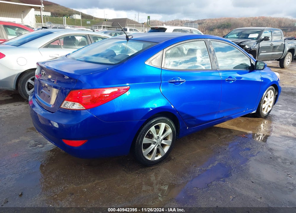 2013 HYUNDAI ACCENT GLS VIN: KMHCU4AE5DU418552