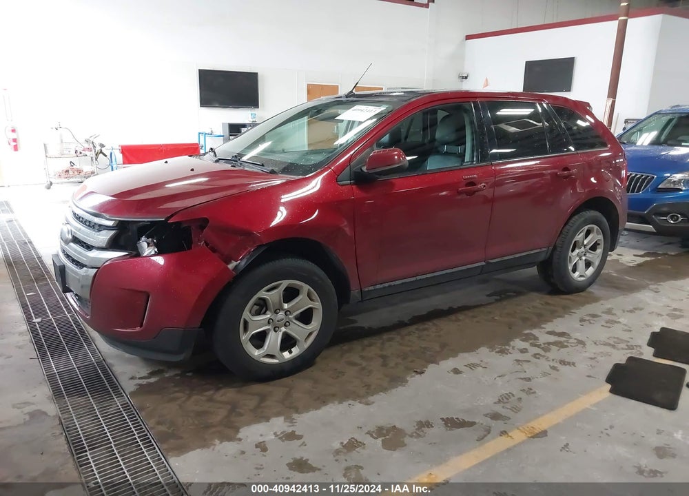 2014 FORD EDGE SEL VIN: 2FMDK4JC7EBB19760