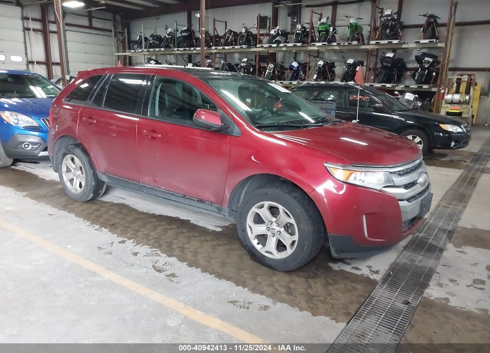 2014 FORD EDGE SEL VIN: 2FMDK4JC7EBB19760