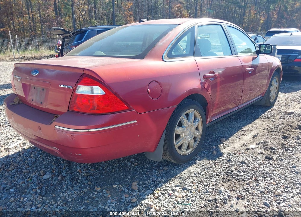 2007 FORD FIVE HUNDRED LIMITED VIN: 1FAHP28117G106892