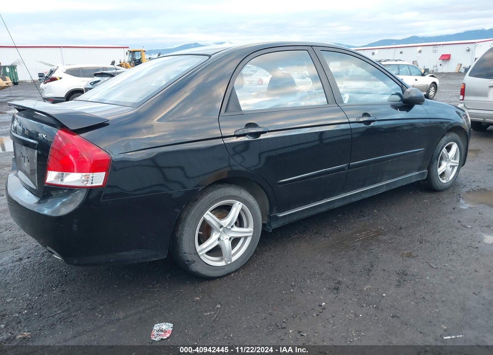 2008 KIA SPECTRA SX VIN: KNAFE121285011374