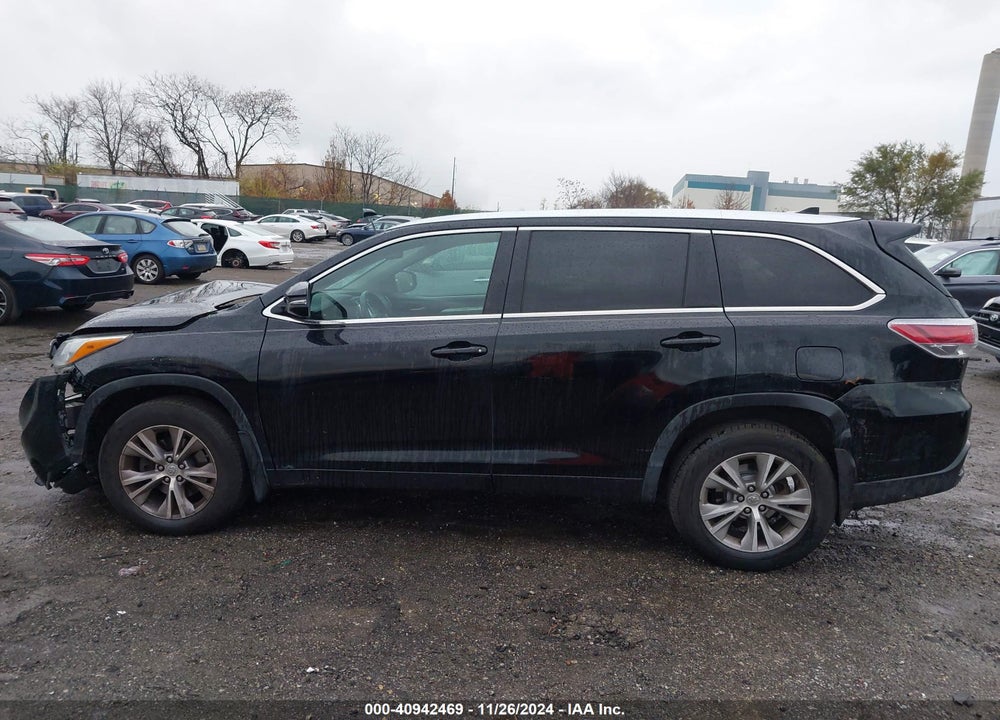 2015 TOYOTA HIGHLANDER XLE V6 VIN: 5TDJKRFH0FS107023