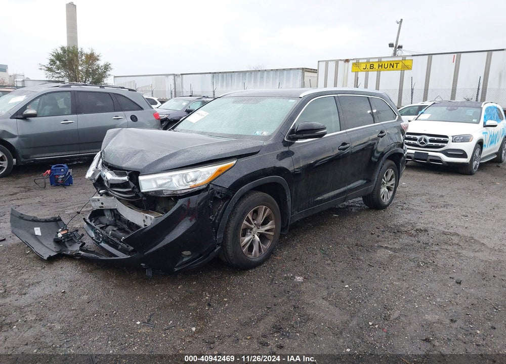 2015 TOYOTA HIGHLANDER XLE V6 VIN: 5TDJKRFH0FS107023