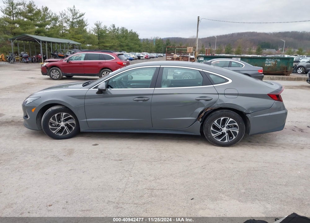 2022 HYUNDAI SONATA HYBRID BLUE VIN: KMHL24JJ2NA048439