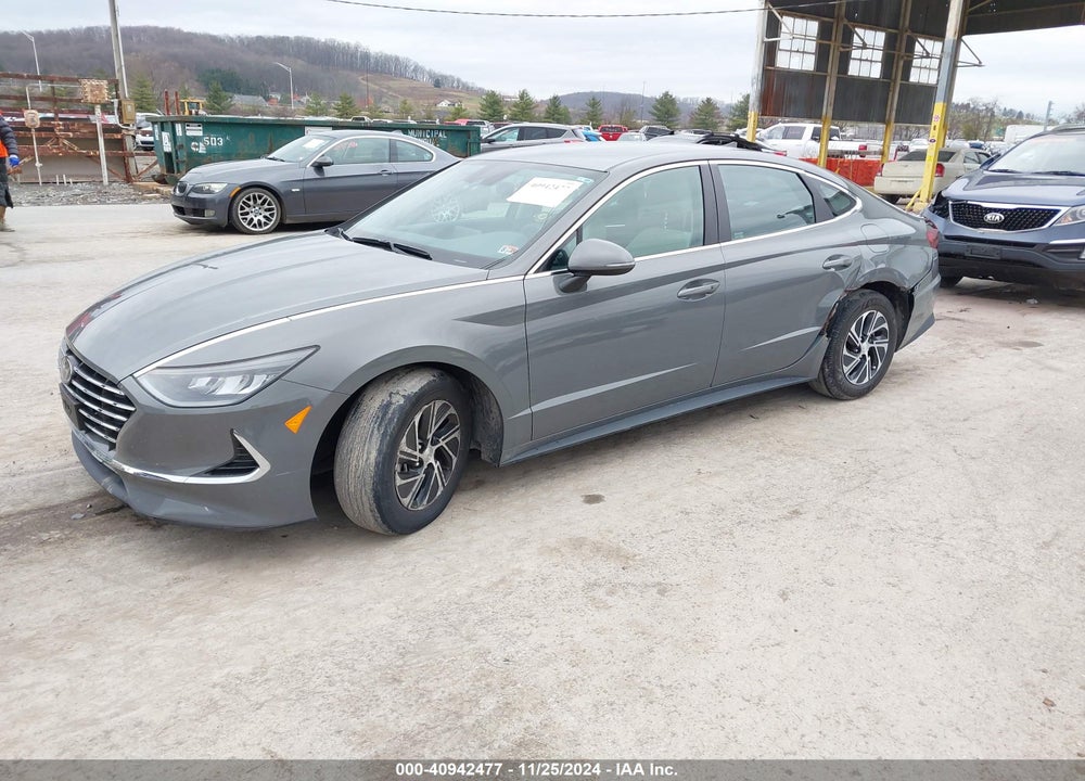 2022 HYUNDAI SONATA HYBRID BLUE VIN: KMHL24JJ2NA048439