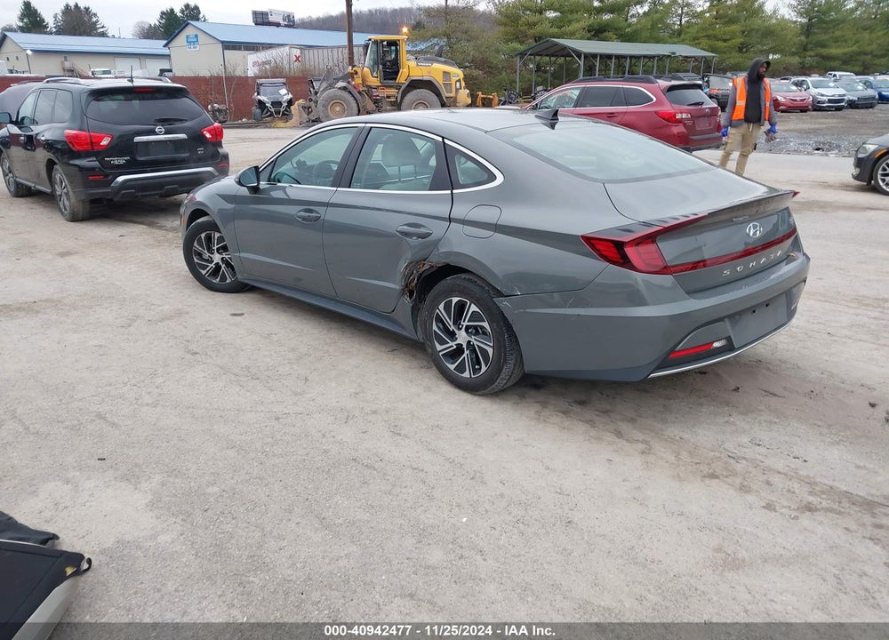 2022 HYUNDAI SONATA HYBRID BLUE VIN: KMHL24JJ2NA048439