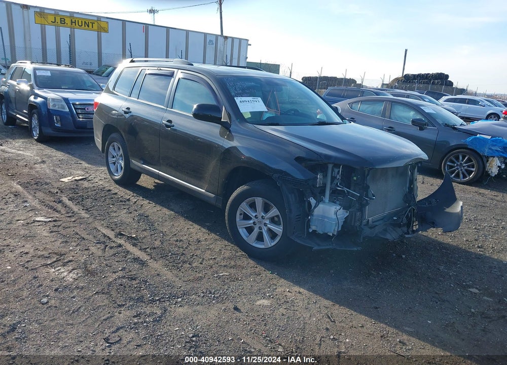2012 TOYOTA HIGHLANDER SE V6 VIN: 5TDBK3EH3CS097344