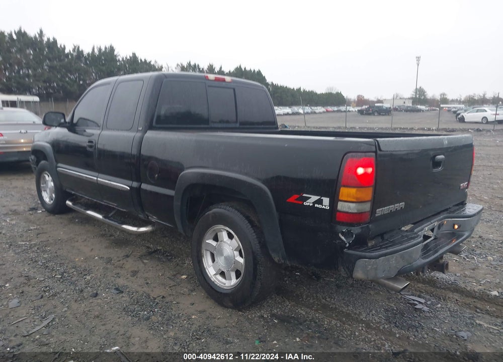 2005 GMC SIERRA 1500 SLT VIN: 1GTEK19ZX5Z186253