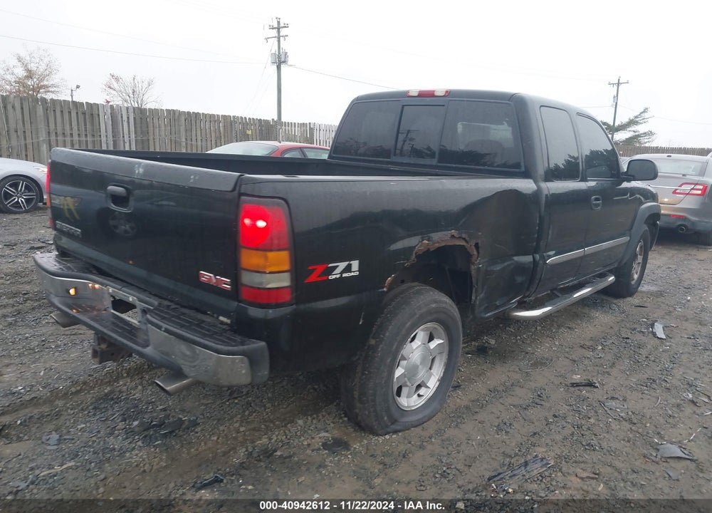 2005 GMC SIERRA 1500 SLT VIN: 1GTEK19ZX5Z186253