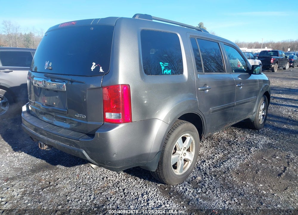 2009 HONDA PILOT EX-L VIN: 5FNYF48559B042171