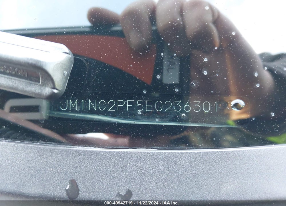 2014 MAZDA MX-5 MIATA GRAND TOURING VIN: JM1NC2PF5E0236301