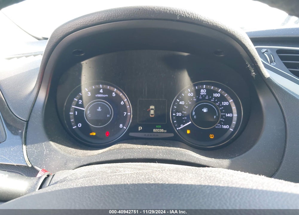 2016 HYUNDAI AZERA VIN: KMHFG4JG3GA505779