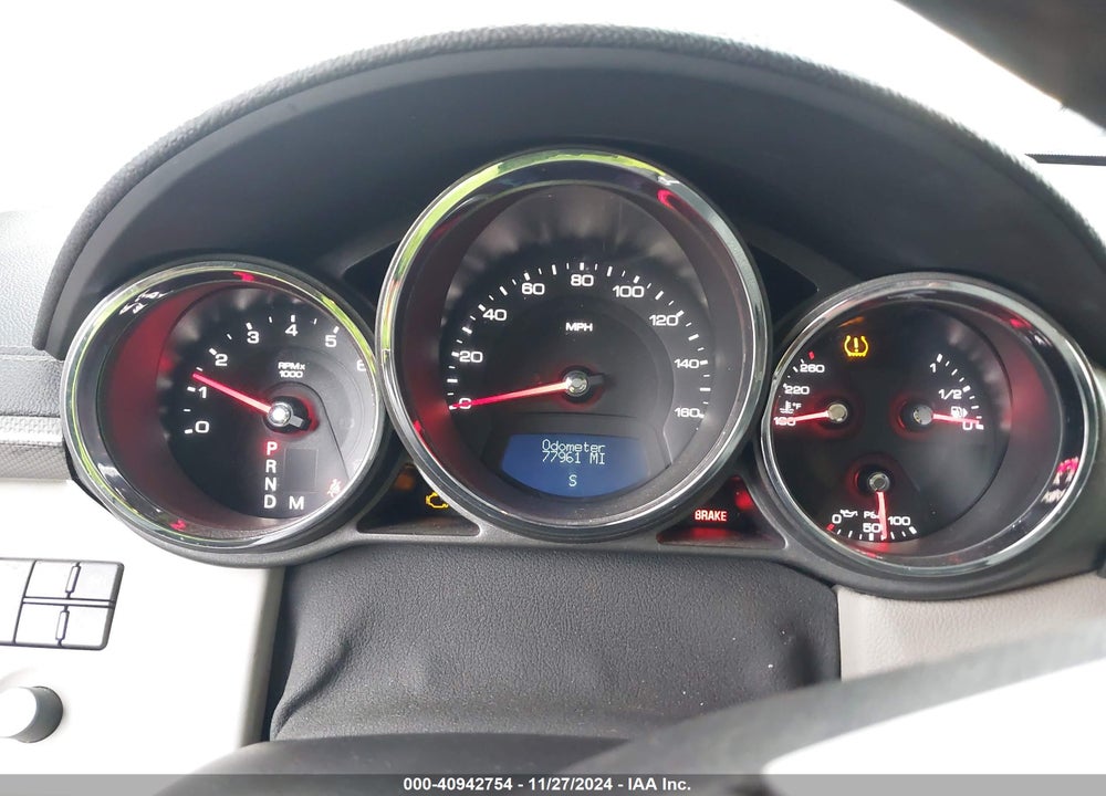 2011 CADILLAC CTS STANDARD VIN: 1G6D25ED2B0126709