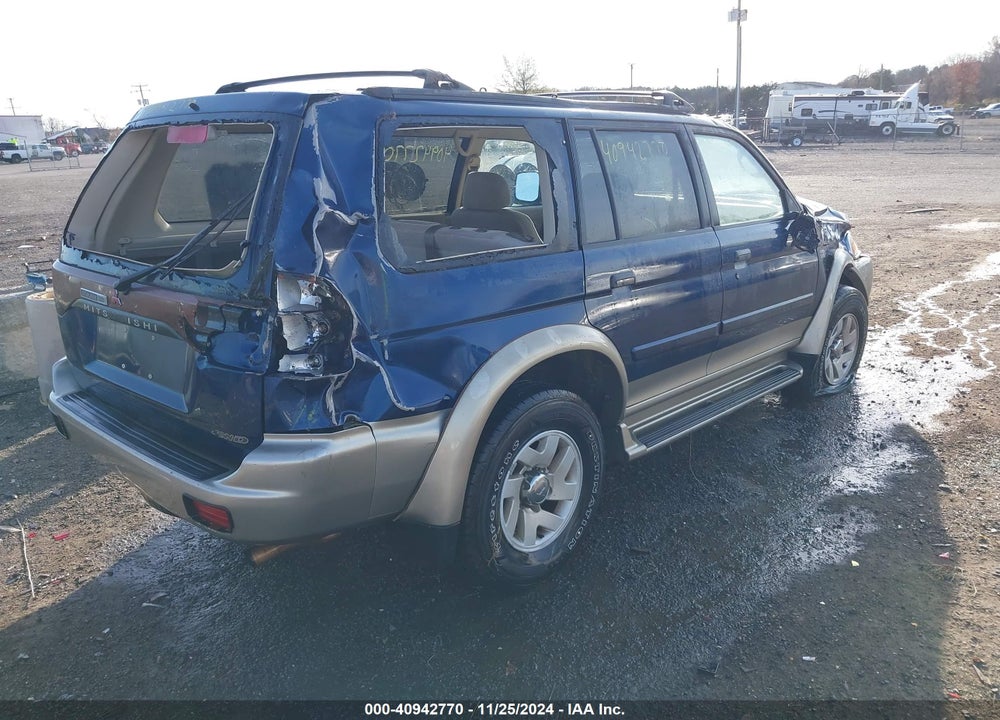 2000 MITSUBISHI MONTERO SPORT LS/XLS VIN: JA4MT31H1YP811057