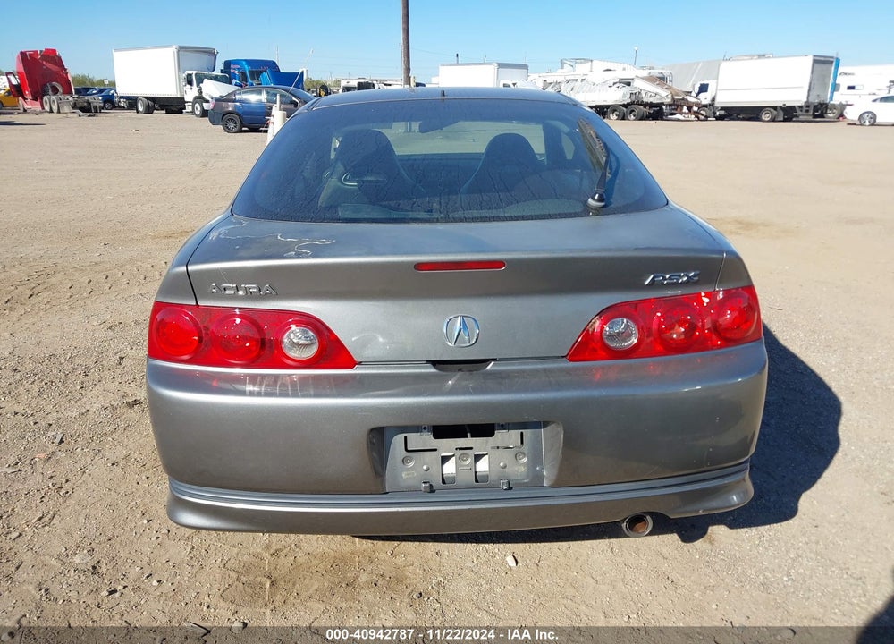 2006 ACURA RSX VIN: JH4DC54836S005095
