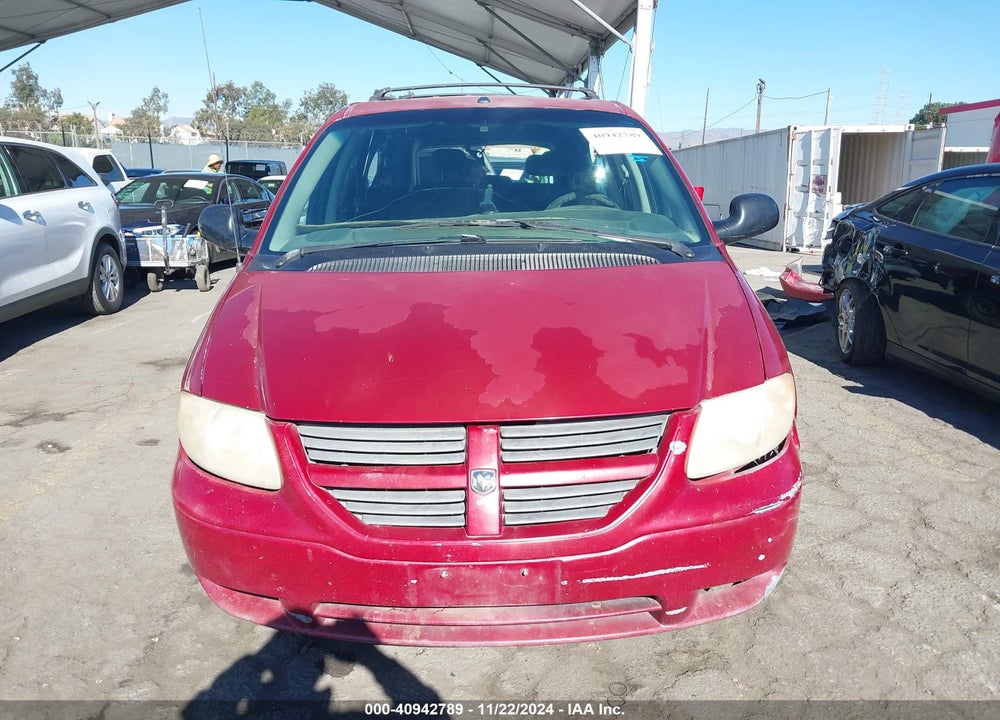 2006 DODGE GRAND CARAVAN SE VIN: 1D4GP24R06B708800