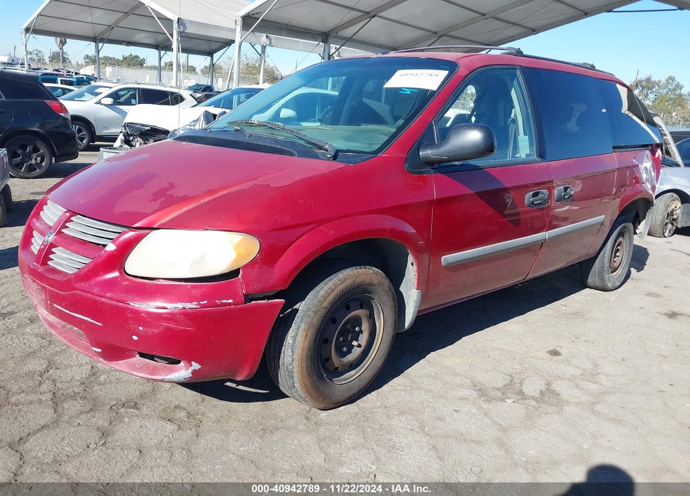 2006 DODGE GRAND CARAVAN SE VIN: 1D4GP24R06B708800