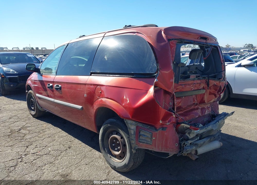 2006 DODGE GRAND CARAVAN SE VIN: 1D4GP24R06B708800
