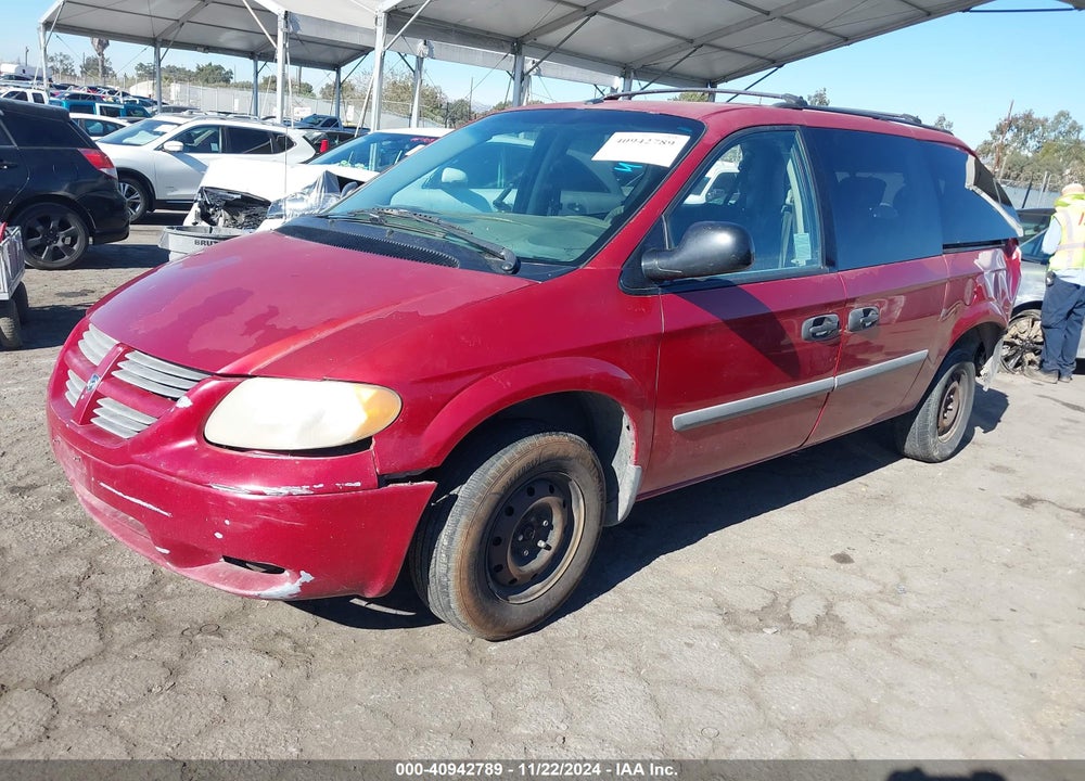 2006 DODGE GRAND CARAVAN SE VIN: 1D4GP24R06B708800