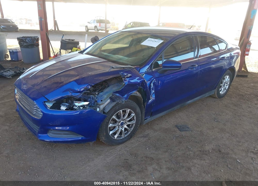 2016 FORD FUSION S VIN: 3FA6P0G75GR259821
