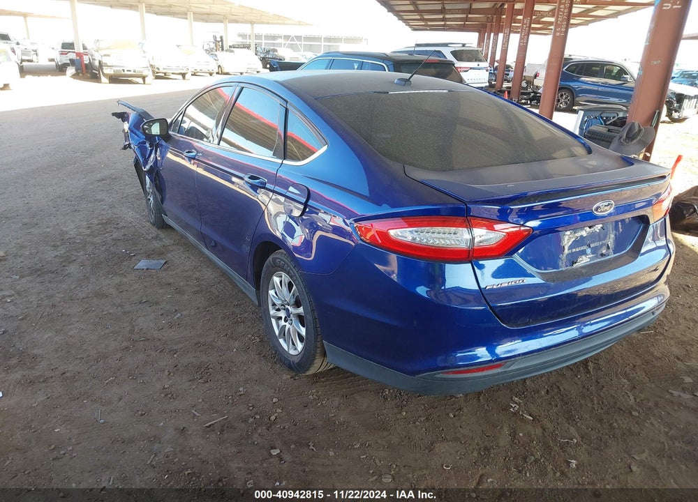 2016 FORD FUSION S VIN: 3FA6P0G75GR259821