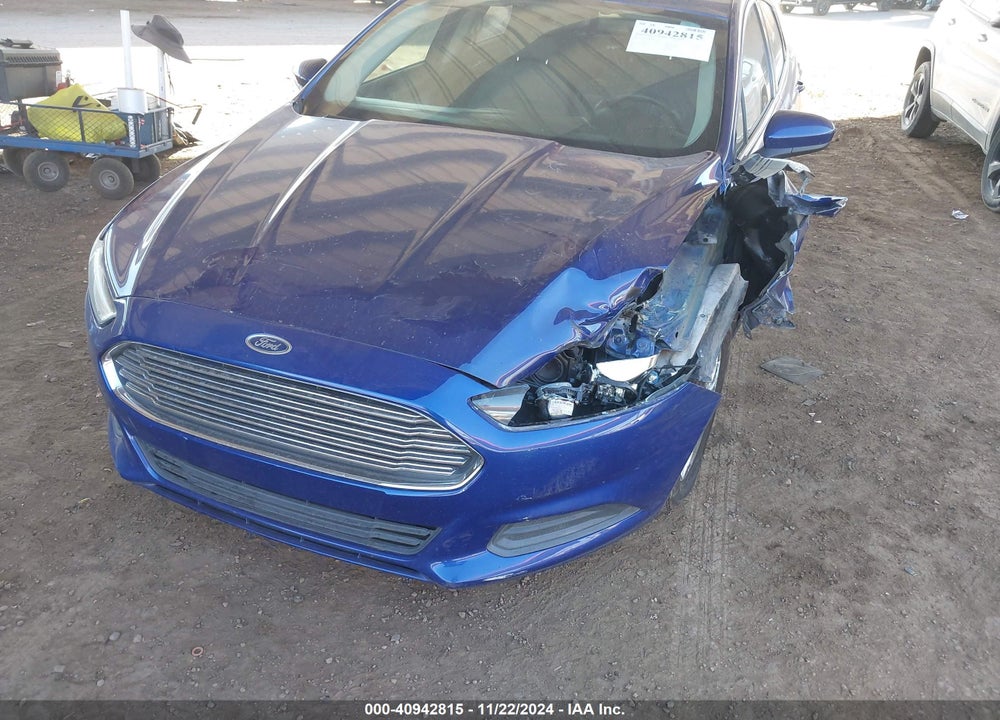 2016 FORD FUSION S VIN: 3FA6P0G75GR259821