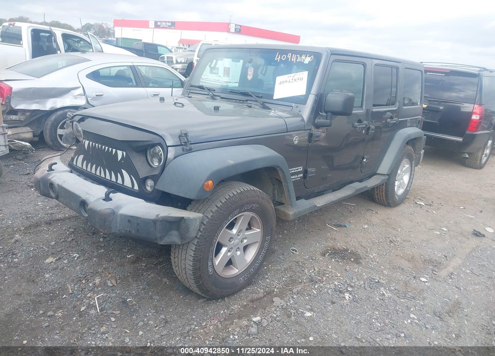 2016 JEEP WRANGLER UNLIMITED SPORT VIN: 1C4HJWDG0GL335276