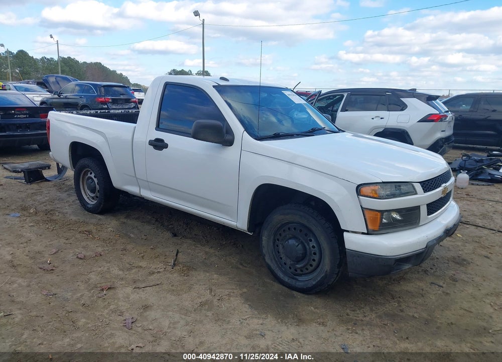 2012 CHEVROLET COLORADO WORK TRUCK VIN: 1GCCSBF91C8161729