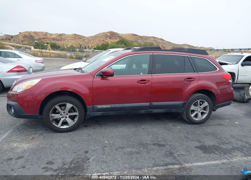 2013 SUBARU OUTBACK 2.5I PREMIUM VIN: 4S4BRBCC8D3321056