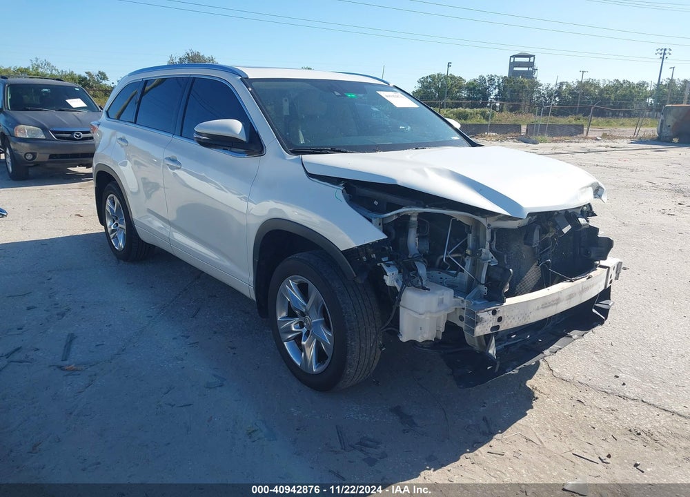 2015 TOYOTA HIGHLANDER LIMITED V6 VIN: 5TDYKRFHXFS091993