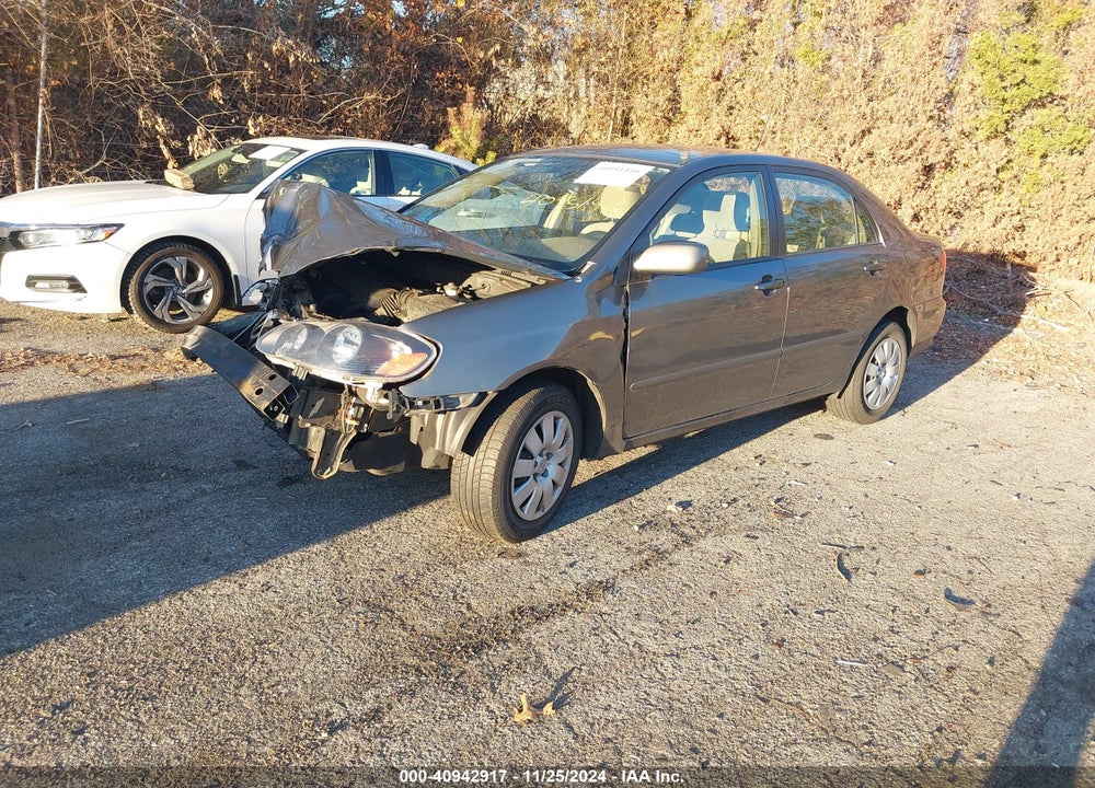 2008 TOYOTA COROLLA LE VIN: 2T1BR32E78C859323