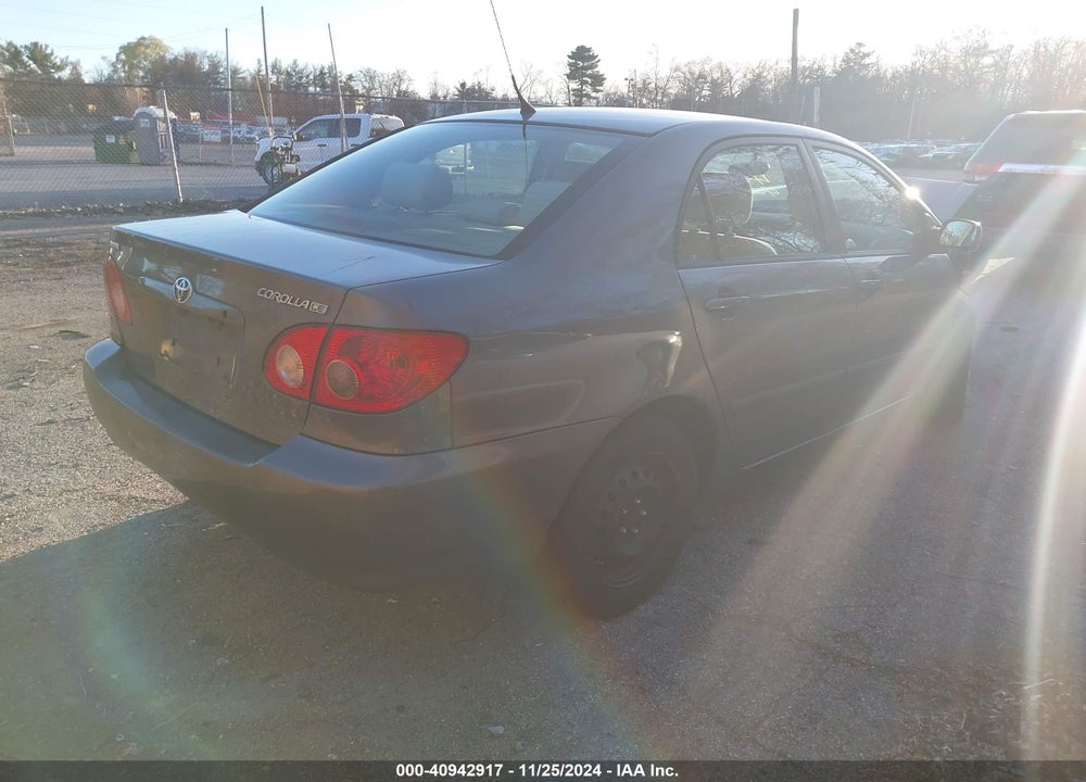 2008 TOYOTA COROLLA LE VIN: 2T1BR32E78C859323