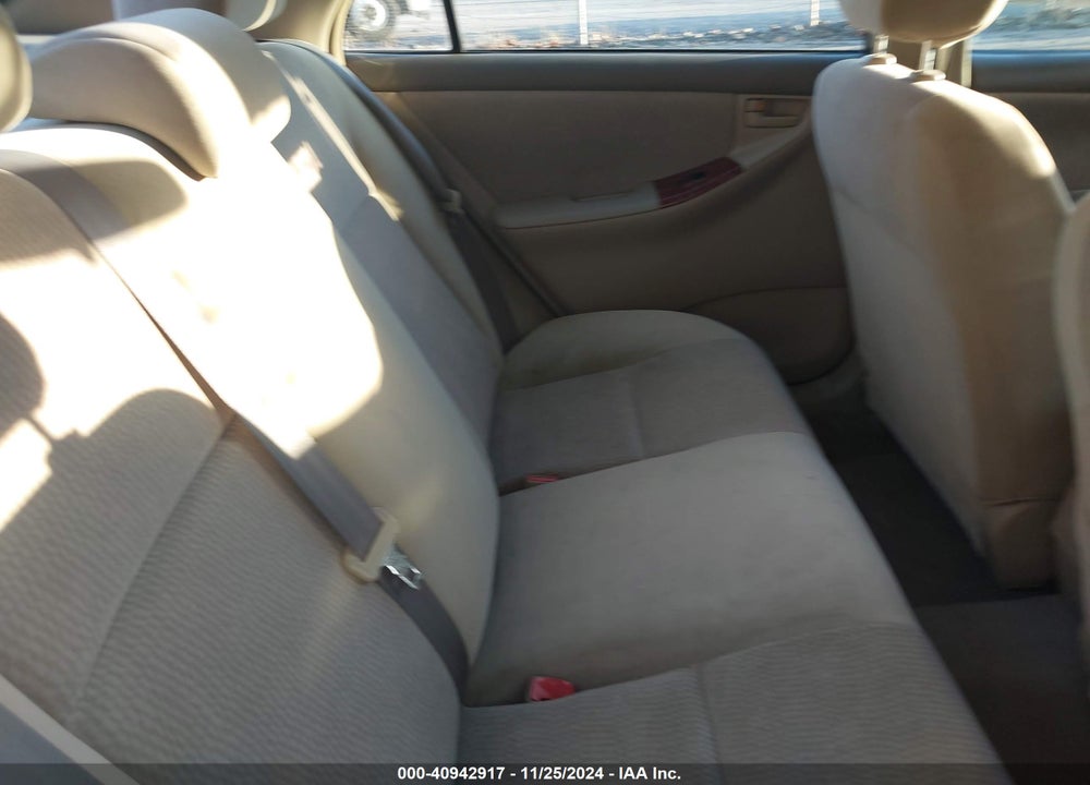 2008 TOYOTA COROLLA LE VIN: 2T1BR32E78C859323