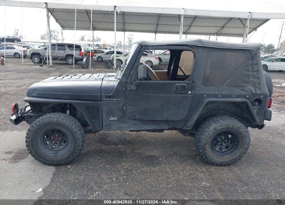 2000 JEEP WRANGLER SPORT VIN: 1J4FA49S8YP731579
