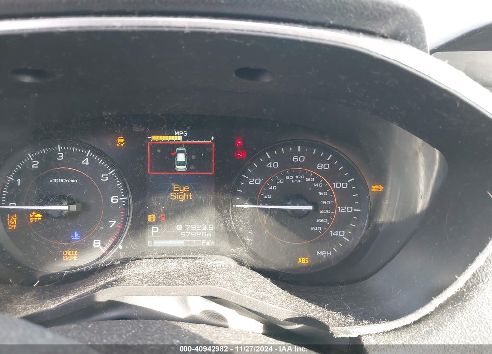 2019 SUBARU CROSSTREK 2.0I PREMIUM VIN: JF2GTAEC3K8391780