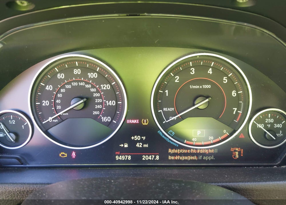 2015 BMW 335I XDRIVE VIN: WBA3B9C58FF589403