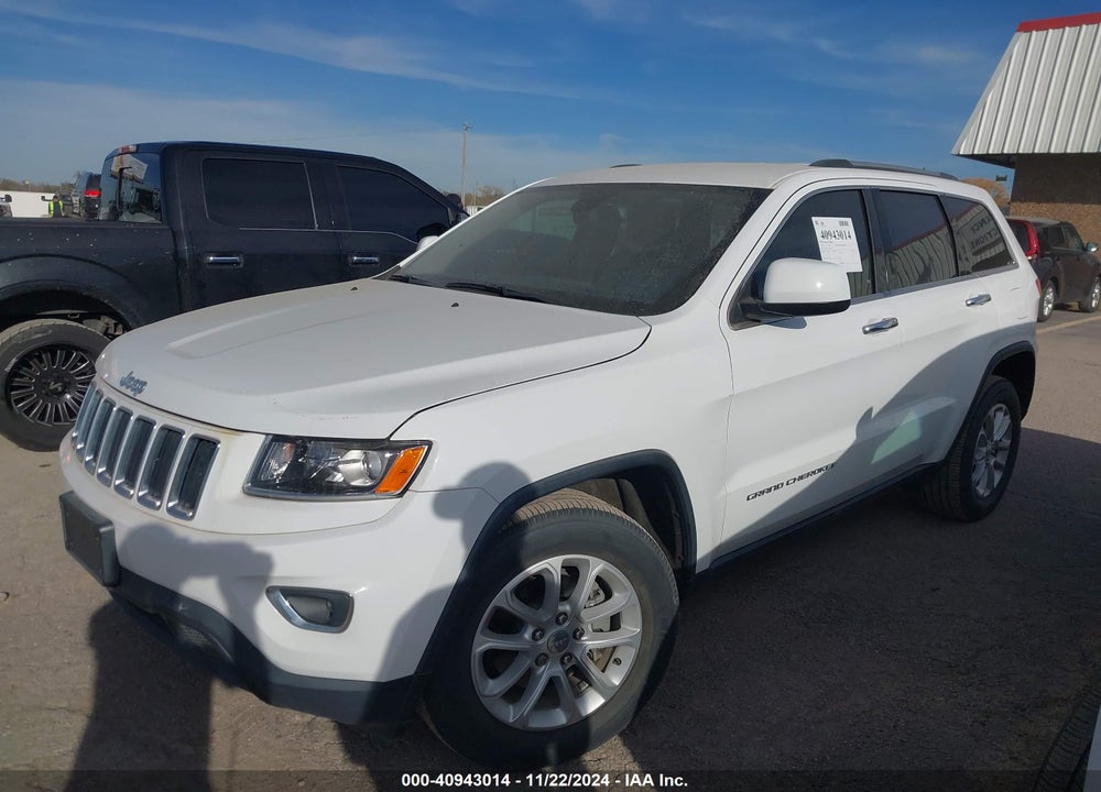 2016 JEEP GRAND CHEROKEE LAREDO VIN: 1C4RJEAG3GC455012