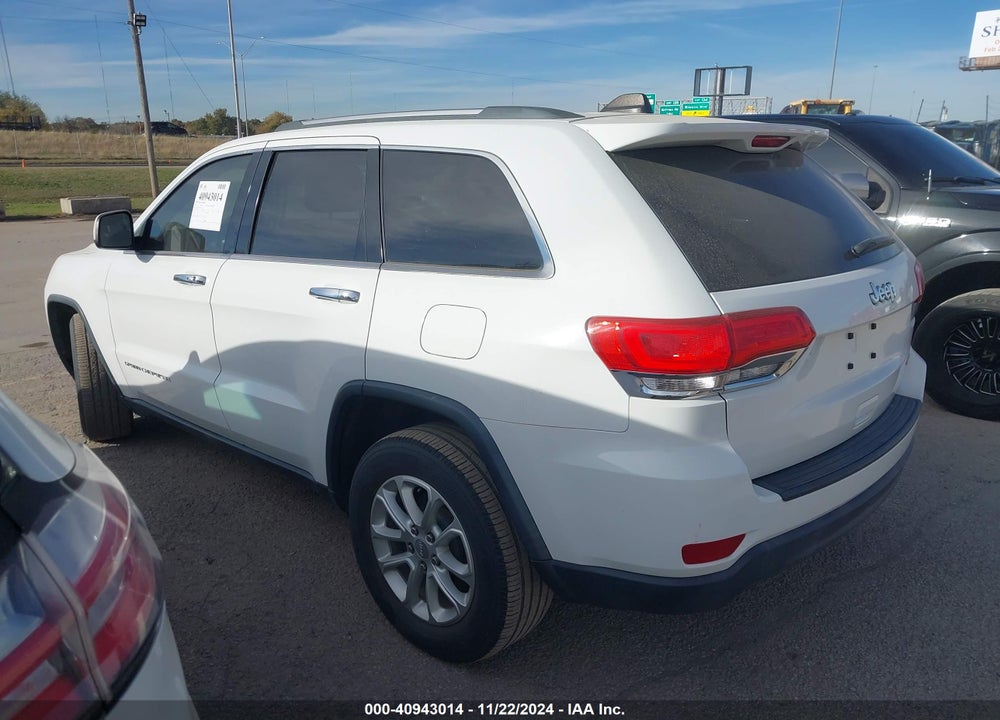 2016 JEEP GRAND CHEROKEE LAREDO VIN: 1C4RJEAG3GC455012