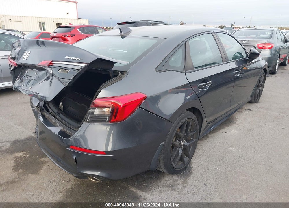 2022 HONDA CIVIC SPORT VIN: 2HGFE2F56NH515308