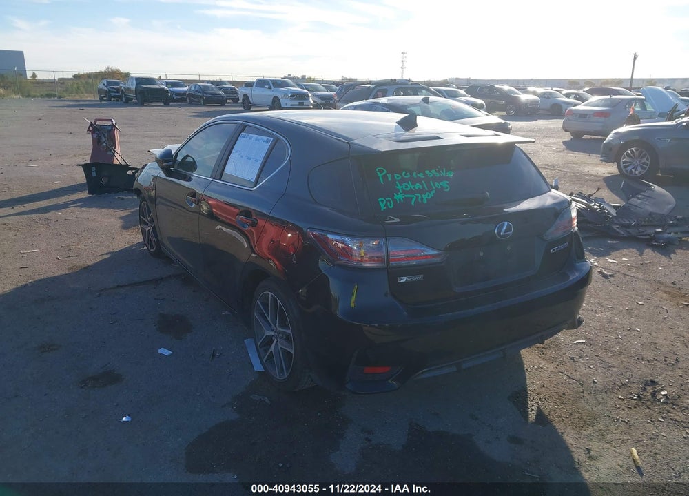 2016 LEXUS CT 200H VIN: JTHKD5BH9G2262738