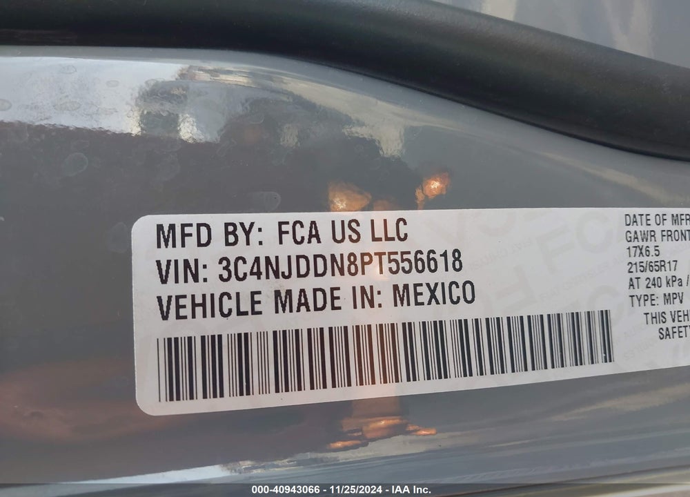 2023 JEEP COMPASS TRAILHAWK 4X4 VIN: 3C4NJDDN8PT556618