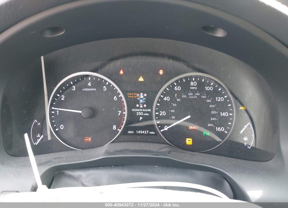 2013 LEXUS ES 350 VIN: JTHBK1GG9D2037326