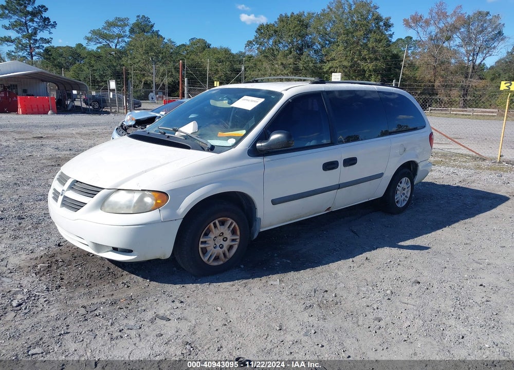 2005 DODGE GRAND CARAVAN SE VIN: 1D4GP24R15B116563