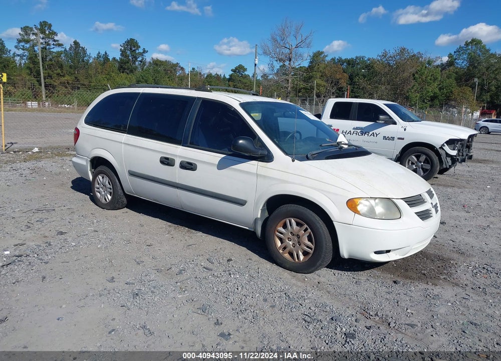 2005 DODGE GRAND CARAVAN SE VIN: 1D4GP24R15B116563
